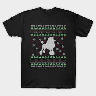 Poodle Ugly Christmas Sweater Gift T-Shirt